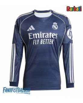 Real Madrid Tricou Fotbal Replică 2025-26 Barbati Deplasare Mâneci Lungi